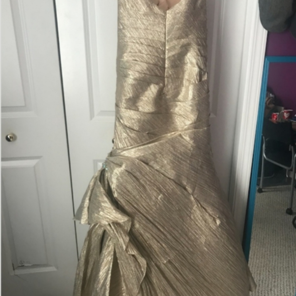 Gold Dress/Gown Flirt by Maggie Soterro